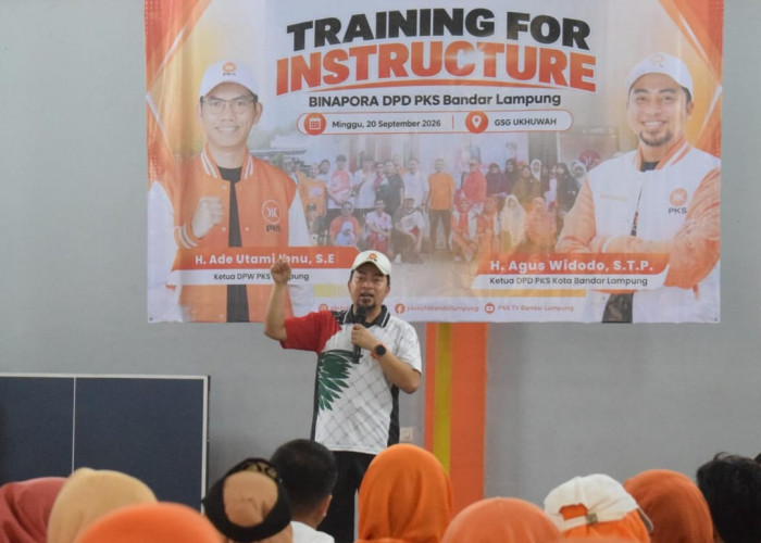 PKS Bandar Lampung Bekali 80 Instruktur Senam untuk 20 Kecamatan