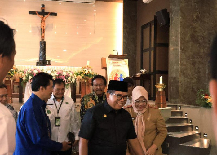 Pj Gubernur Lampung Tinjau Gereja Katedral Kristus Raja untuk Pastikan Kenyamanan Jemaat