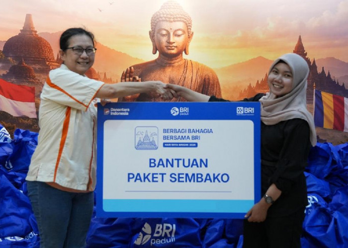 BRI Peduli Salurkan 1.000 Paket Sembako untuk Umat Buddha pada Perayaan Hari Raya Waisak 2026