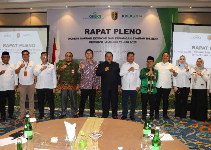 Buka Pleno KDEKS, Gubernur Lampung Berharap Hasilkan Program Kolaboratif dengan Sektor Pertanian