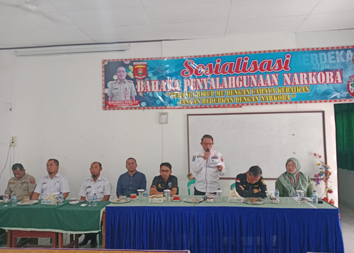 Bakesbangpol Lampung Barat Gelar Sosialisasi Bahaya Narkoba di SMAN 1 Sukau