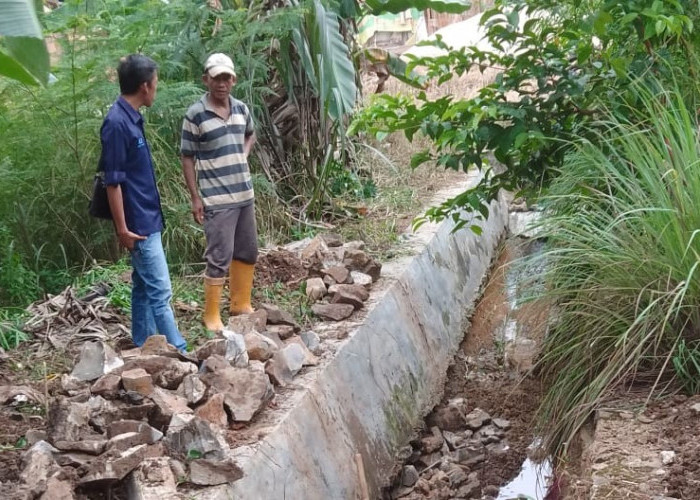 Talud Runtuh di Kelurahan Kelapa Tujuh Akhirnya Diperbaiki