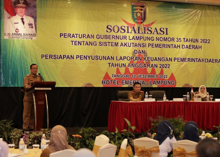 Pemprov Lampung Sosialisasikan Pergub No.35/2022 Tentang Sistem Akuntansi Pemda