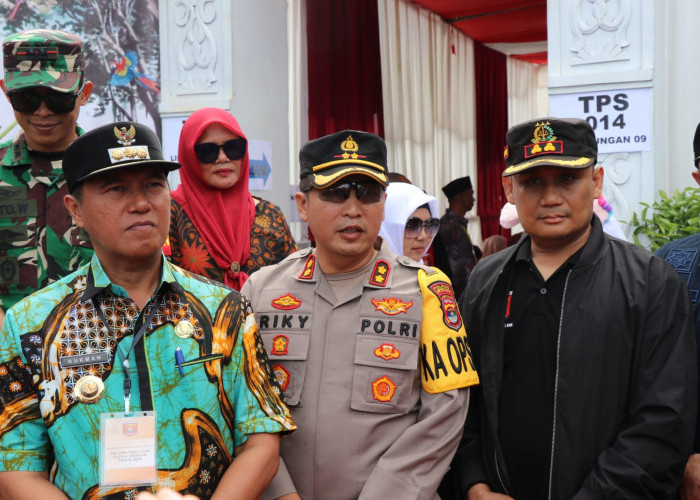 PJ Bupati Lampung Barat dan Forkopimda Patroli ke TPS Seputar Kabupaten 