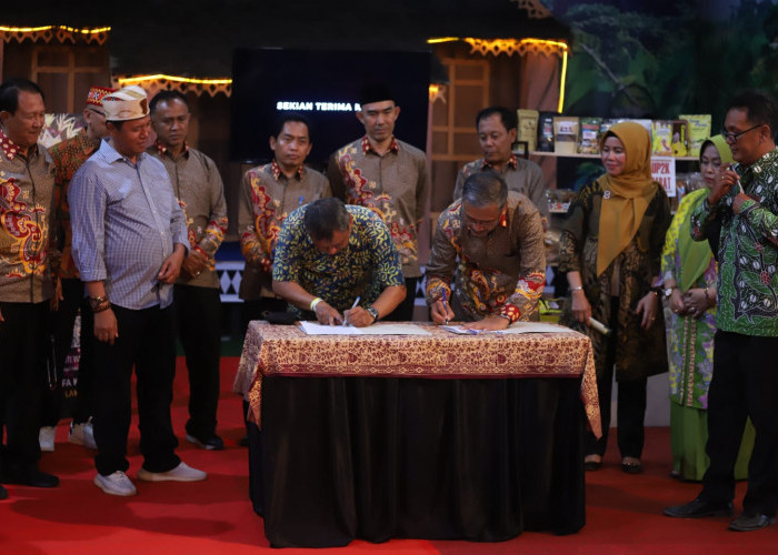 Pekan Raya Lampung, Kementerian dan APINDO Berkunjung ke Anjungan Lampung Barat 
