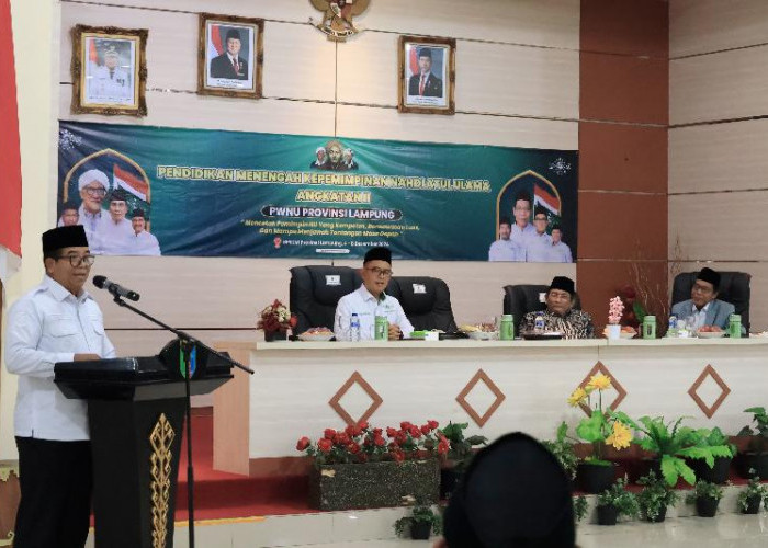 Pj Gubernur Lampung Hadiri Pendidikan Menengah Kepemimpinan NU Angkatan II