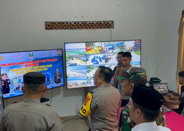 Kapolda Lampung Tinjau Langsung Pengamanan WSL Krui Pro 2025 di Pesisir Barat