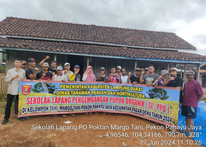 DTPH Lampung Barat Kembali Berikan SL ke Poktan Margo Tani Pekon Pahayu Jaya 