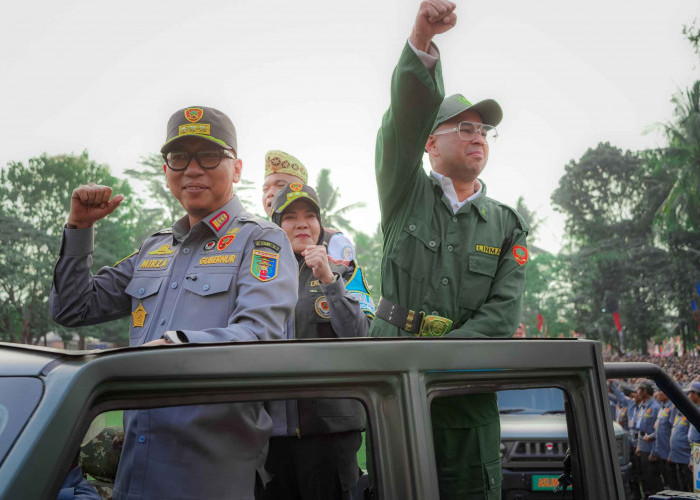 Kemah Bhakti Satya Linmas, Gubernur Mirza Dorong Penguatan Desa di Lampung