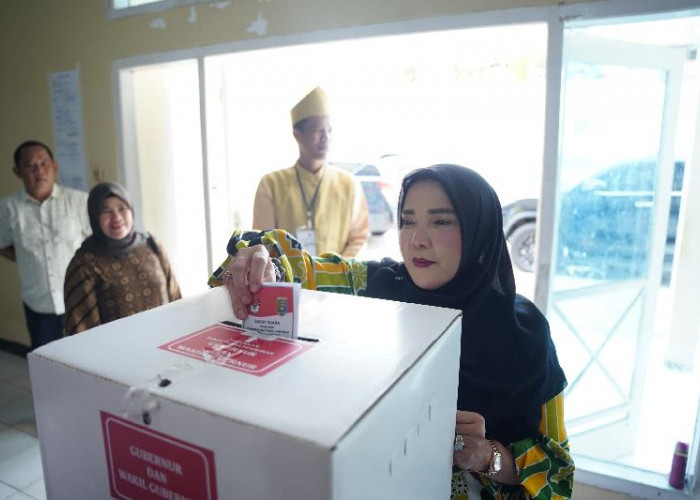 Eva Dwiana-Deddy Amarullah Unggul di TPS 005 Palapa Kota Bandar Lampung