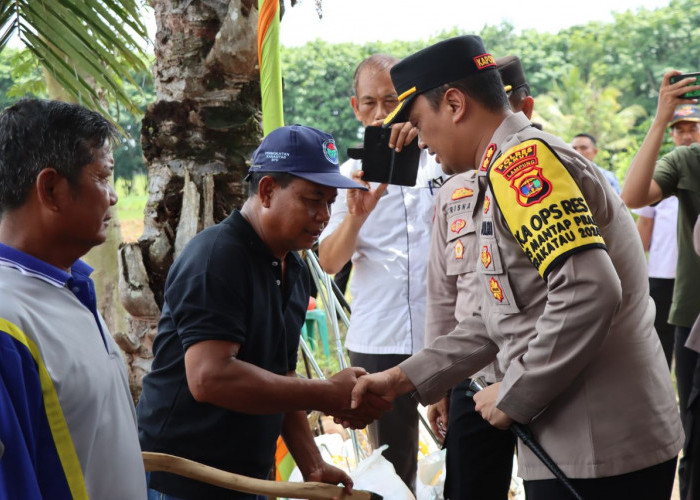 Polres Lampung Utara Dorong Ketahanan Pangan melalui Penanaman Jagung Serentak 