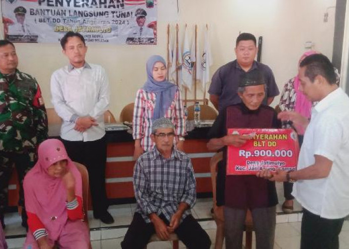 48 KPM Desa Jatimulyo Kembali Terima BLT-DD Triwulan Ketiga 