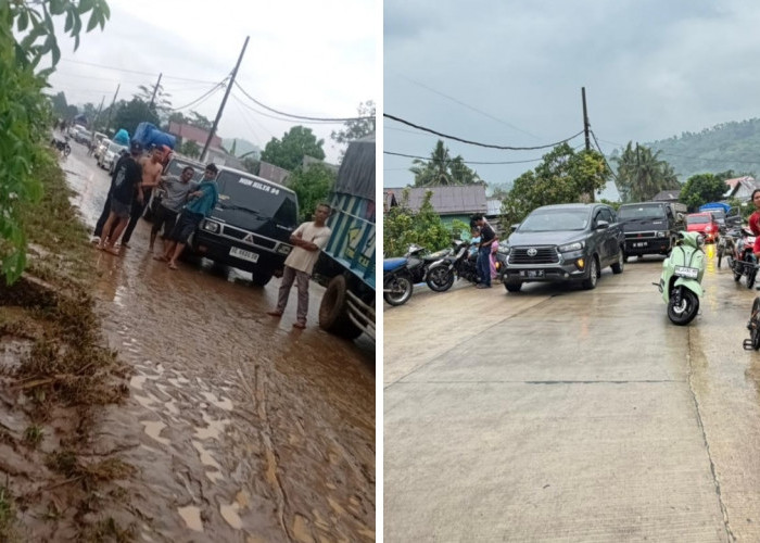 Banjir Rendam Dua Pekon di Kecamatan Bandar Negeri Suoh, 13 Rumah Terdampak