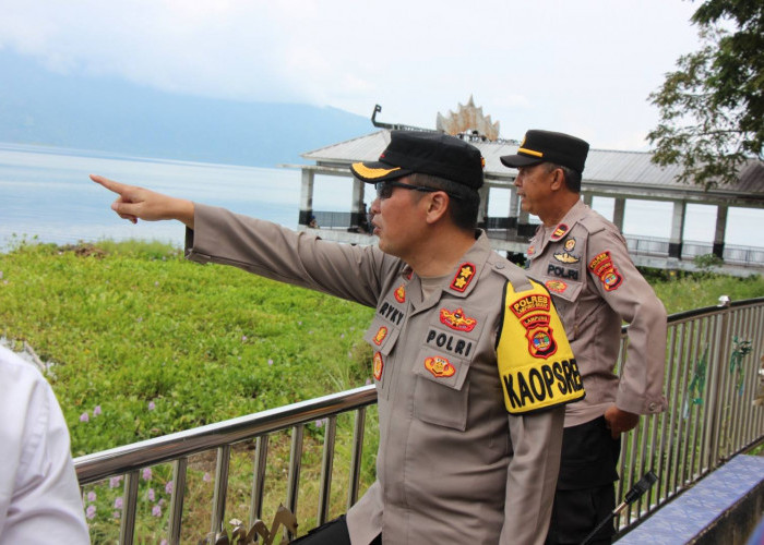 Sambut Tahun Baru, Kapolres Lampung Barat Pantau Kesiapan dan Keamanan Objek Wisata