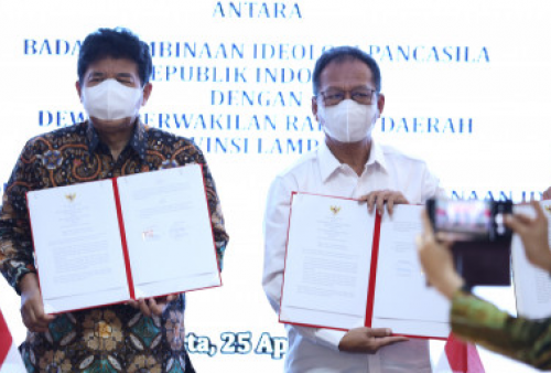 Ketua DPRD Lampung Matangkan IPWK Melalui MoU Bersama BPIP