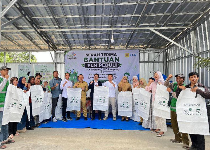 PLN UID Lampung Dukung Bank Sampah Emak.ID, Dorong Pengelolaan Sampah Berkelanjutan