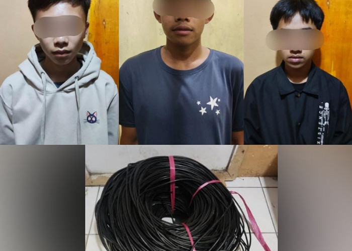 Bobol Rumah dan Curi Kabel Listrik, Tiga Remaja Diamankan 