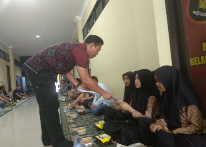 Jumat Berkah, Sat Reskrim Polresta Bandar Lampung Doa Bersama Anak Yatim Piatu