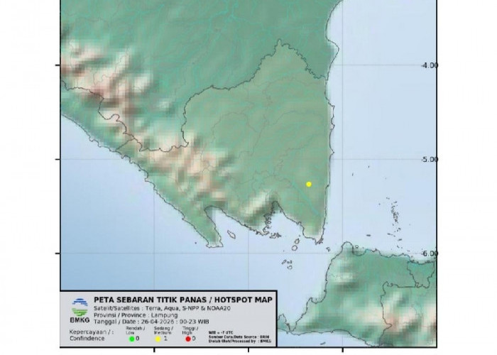 BMKG Lampung Keluarkan Peringatan Cuaca Ekstrem, Hotspot Terdeteksi di Lampung Timur