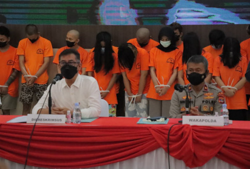 Ini Ancaman Hukuman Para Tersangka Judi Online yang Diamankan Polda Lampung