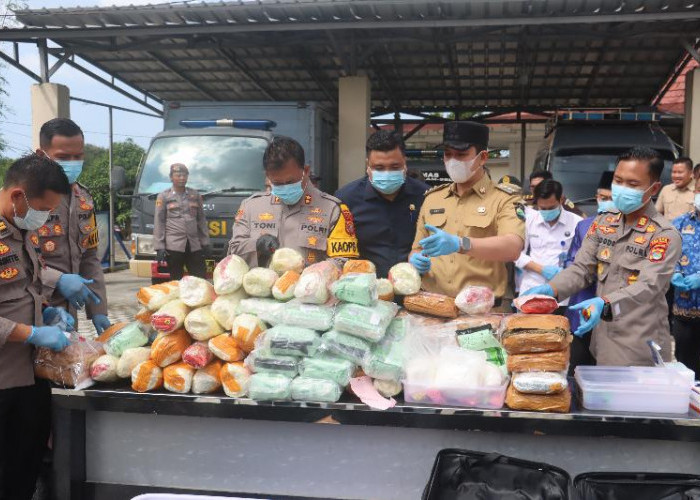 Polres Lampung Selatan Selamatkan Hampir 2 Juta Jiwa ,Narkoba Senilai 230 Miliar Dimusnahkan 