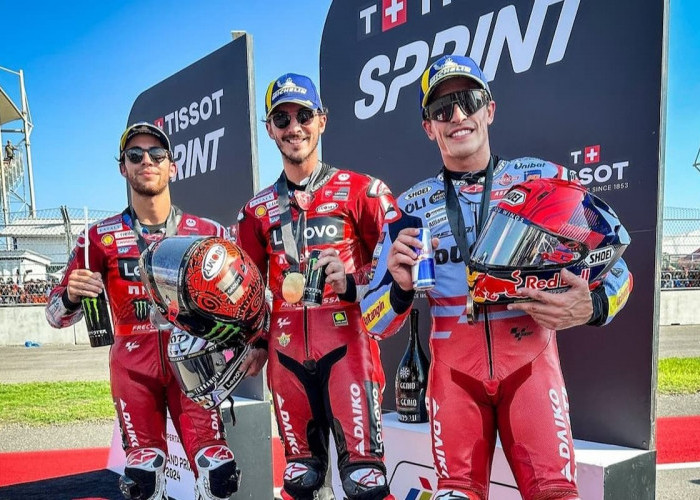 Francesco Bagnaia Menangkan Sprint Race MotoGP Mandalika 2024