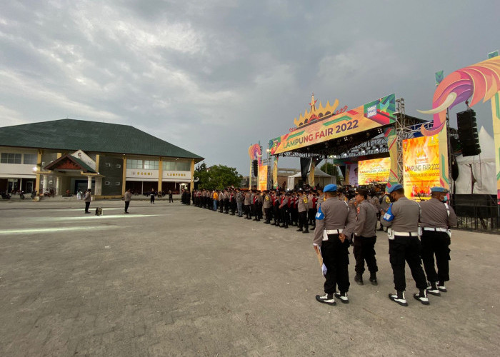 Pengamanan Lampung Fair, Polresta Bandar Lampung Terjunkan 150 Personel
