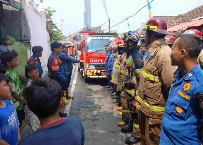 Diduga Main Korek Api, Ruang Mengaji di Kaliawi Bandar Lampung Terbakar