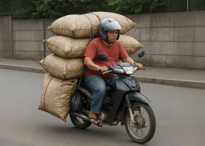 Membawa Bawaan Berlebihan di Motor: Risiko, Dampak, dan Solusinya