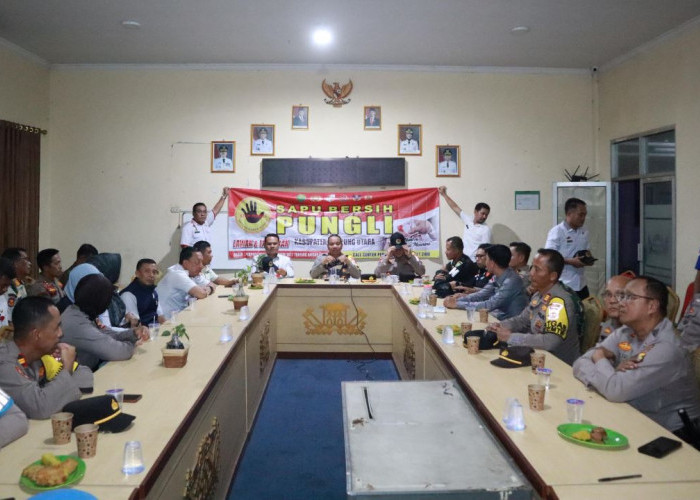 Satgas Saber Pungli Lampung Utara Gelar Rapat dan Penindakan di Titik Rawan