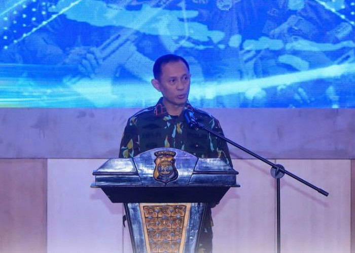 Kapolda Lampung Resmi Membuka Peringatan HUT ke-80 Korps Brimob Polri di GSG Presisi