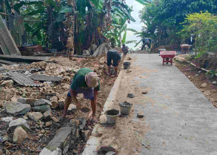Satgas TMMD Ke-129 Bangun Drainase di Bandar Lampung untuk Cegah Banjir