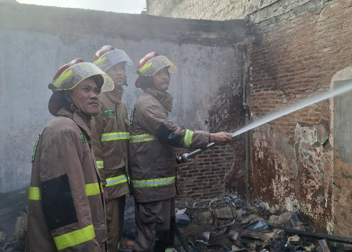 Rumah Permanen di Sukabumi Bandar Lampung Hangus Terbakar, Kerugian Capai Rp150 Juta