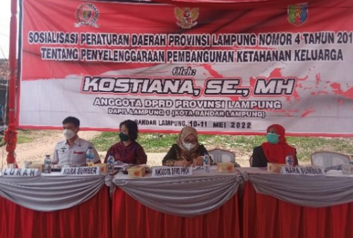 Anggota DPRD Provinsi Lampung Kostiana Gelar Sosperda
