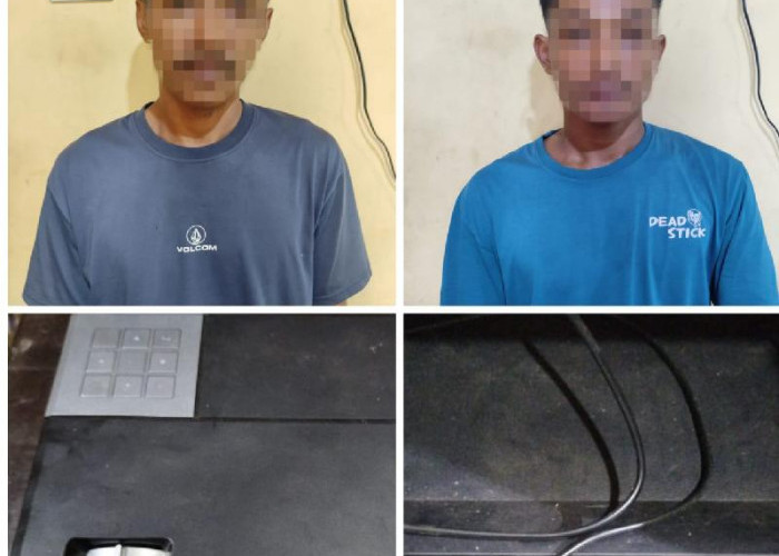 Polisi Ringkus Maling Projektor dan Mesin Printer Komputer di TubaBa