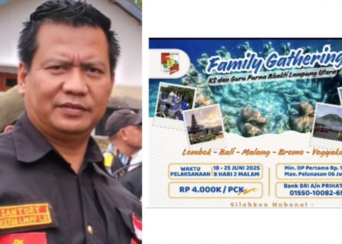 LMPP Lampura Soroti Rencana Family Gathering Kepala Sekolah ke Luar Kota