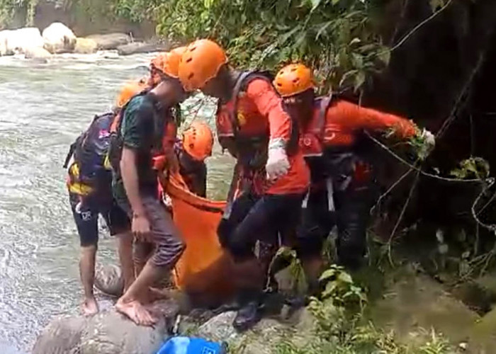 3 Hari Pencarian, Pengantin Baru yang Tenggelam di Sungai Semuong Ditemukan Tak Bernyawa