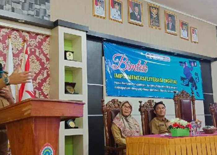 Literasi Digital Jadi Prioritas, Disdikbud Lampung Gelar Bimtek