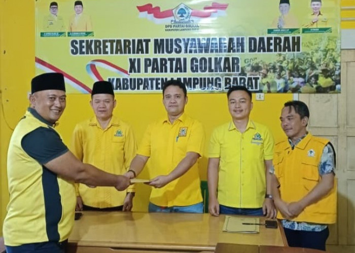 Jelang Musda, Golkar Lampung Barat Buka Penjaringan Ketua DPD
