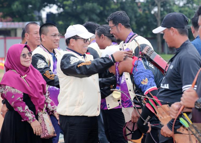 Pj Gubernur Samsudin Buka Kejuaraan Nasional Panahan Berkuda Piala Gubernur Lampung 2024