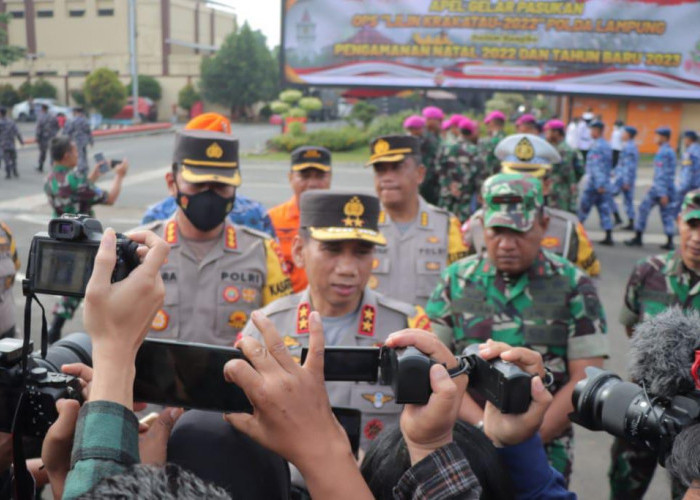 Pengamanan Nataru, Polda Lampung Tambah 255 Personel Backup Ops Lilin Krakatau