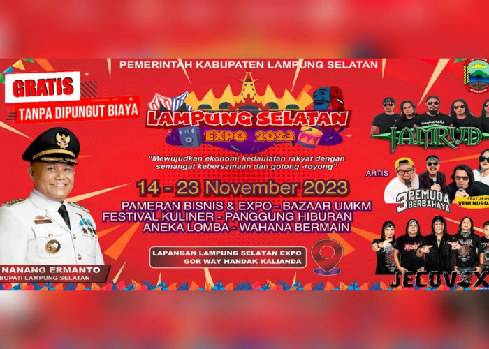 Catat Tanggalnya! Jamrud Bakal Manggung di Lampung Selatan Expo 2023
