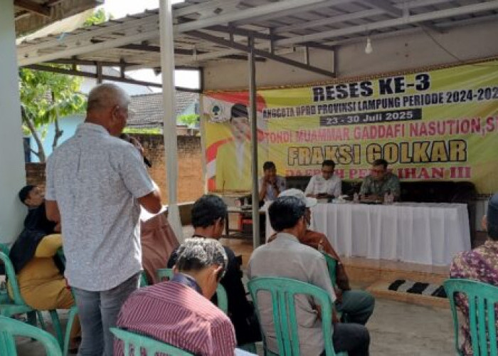 Dihadapan Tondi, Warga Metro Pusat Keluhkan Saluran Tersier