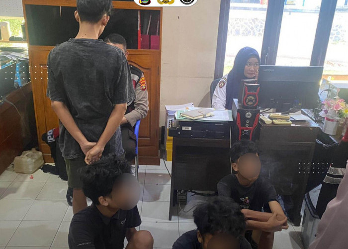 Diduga Hendak Tawuran, 4 Remaja di Lampung Utara Diamankan Polisi