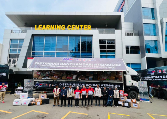 JNE Kirim 500 Ton Bantuan untuk Korban Bencana Sumatera