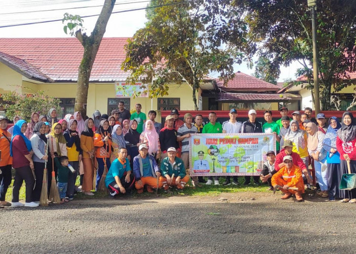 Peringati HPSN 2024, Pemkab Lampung Barat Gelar Aksi Bersih-bersih Serentak