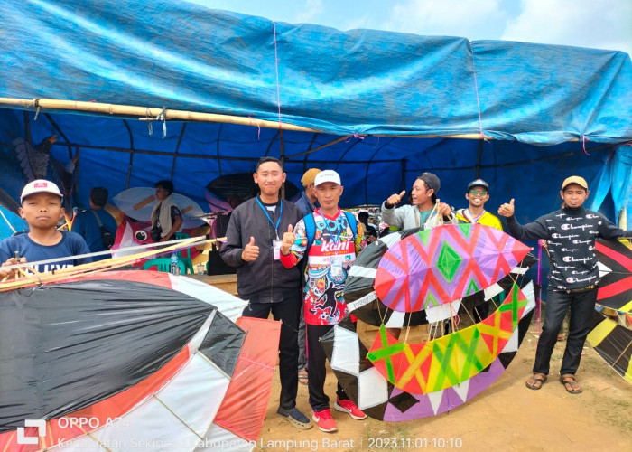 Fasilitasi Hobi Warga, Pemuda Serengit Adakan Lomba Layang-layang Berhadiah Kambing 