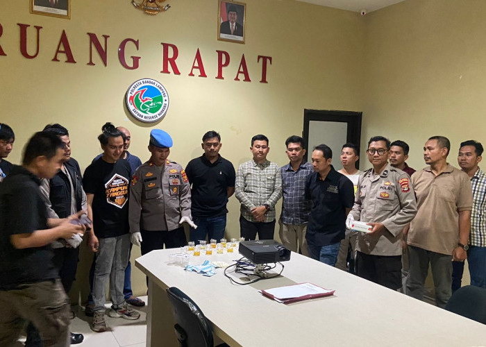 Puluhan Personel Sat Narkoba Polresta Bandar Lampung Mendadak Dites Urine, dan Ini Hasilnya 