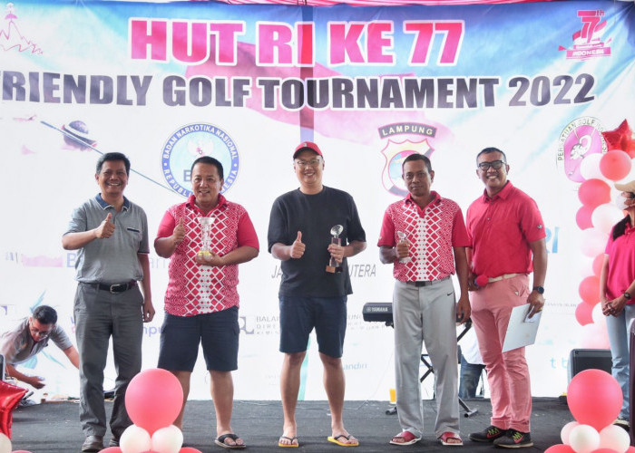 Gubernur Apresiasi Terselenggaranya Friendly Golf Tournament, Rangkaian HUT RI Ke-77 