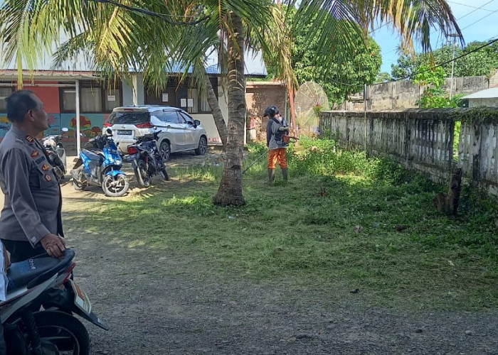 Kantor Sementara Polres Pesisir Barat di eks Kantor BPKAD